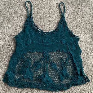 Kimchi Blue Floral Lace Tank Top